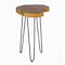 Alaterre Furniture Hairpin Natural Live Edge Wood with Metal 20" Round End Table, Natural AWDD1520 - alternate 1